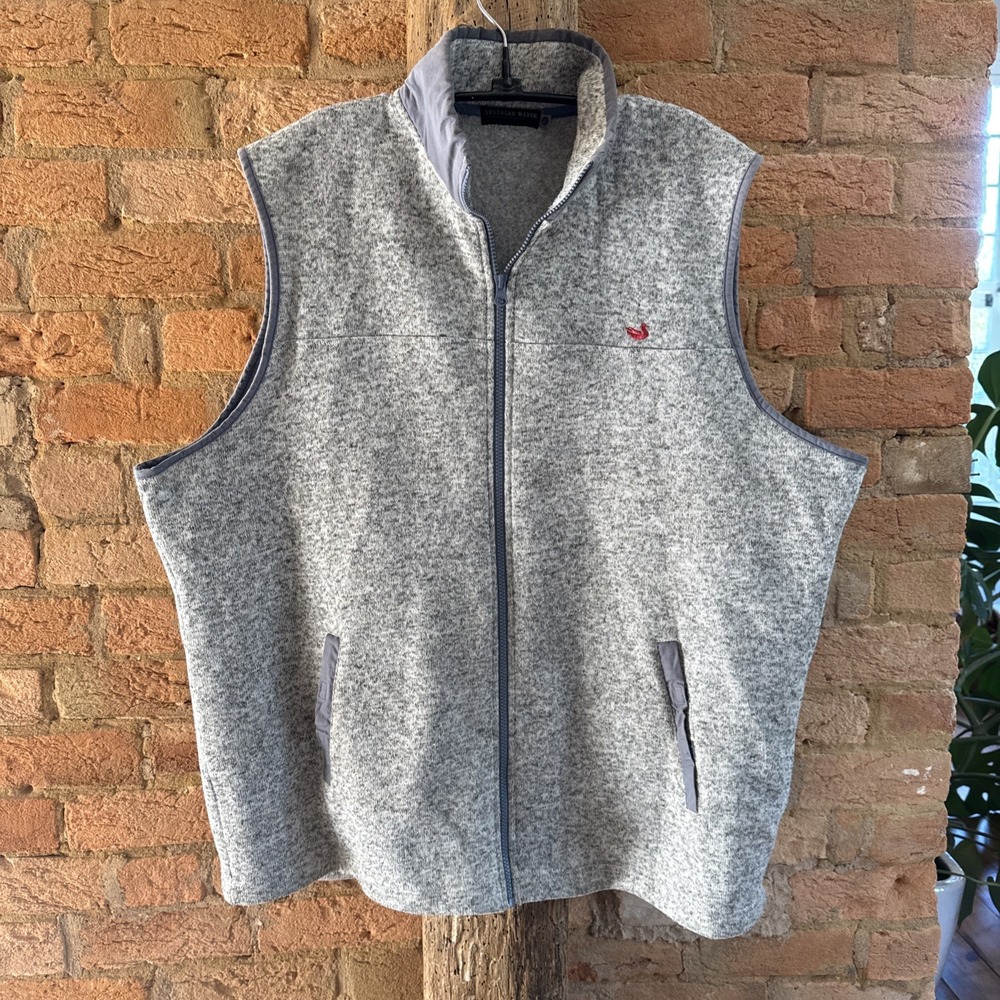 Southern Marsh Men's 2‎ XLFieldTec Style Vest Full Zip Gray XXL